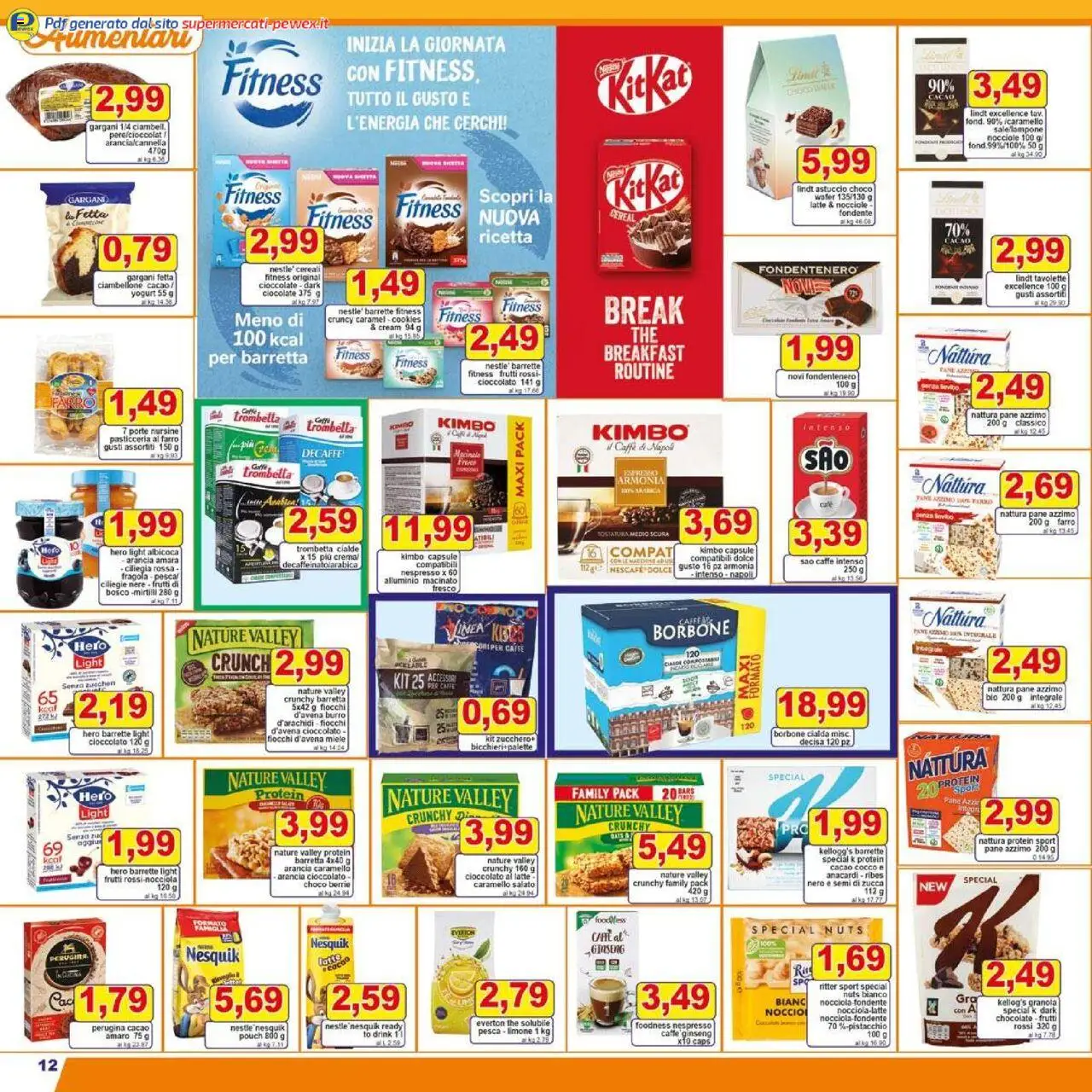 Volantino Pewex del 13.06.2025 | Pagina: 12 | Prodotti: Yogurt, Latte, Mirtilli, Astuccio