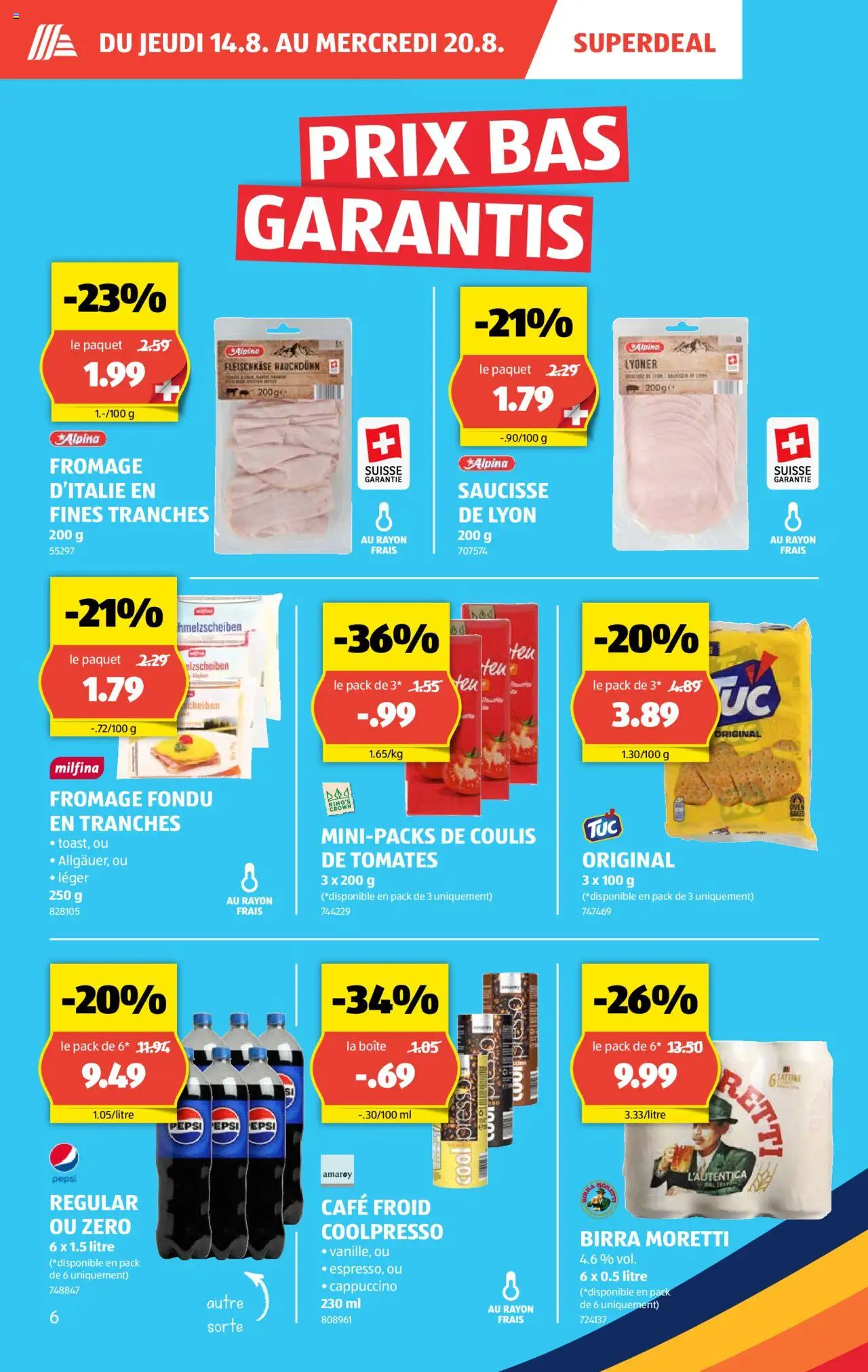 Aldi Prospectus ab 14.08.2025 | Seite: 6 | Produkte: Ridge