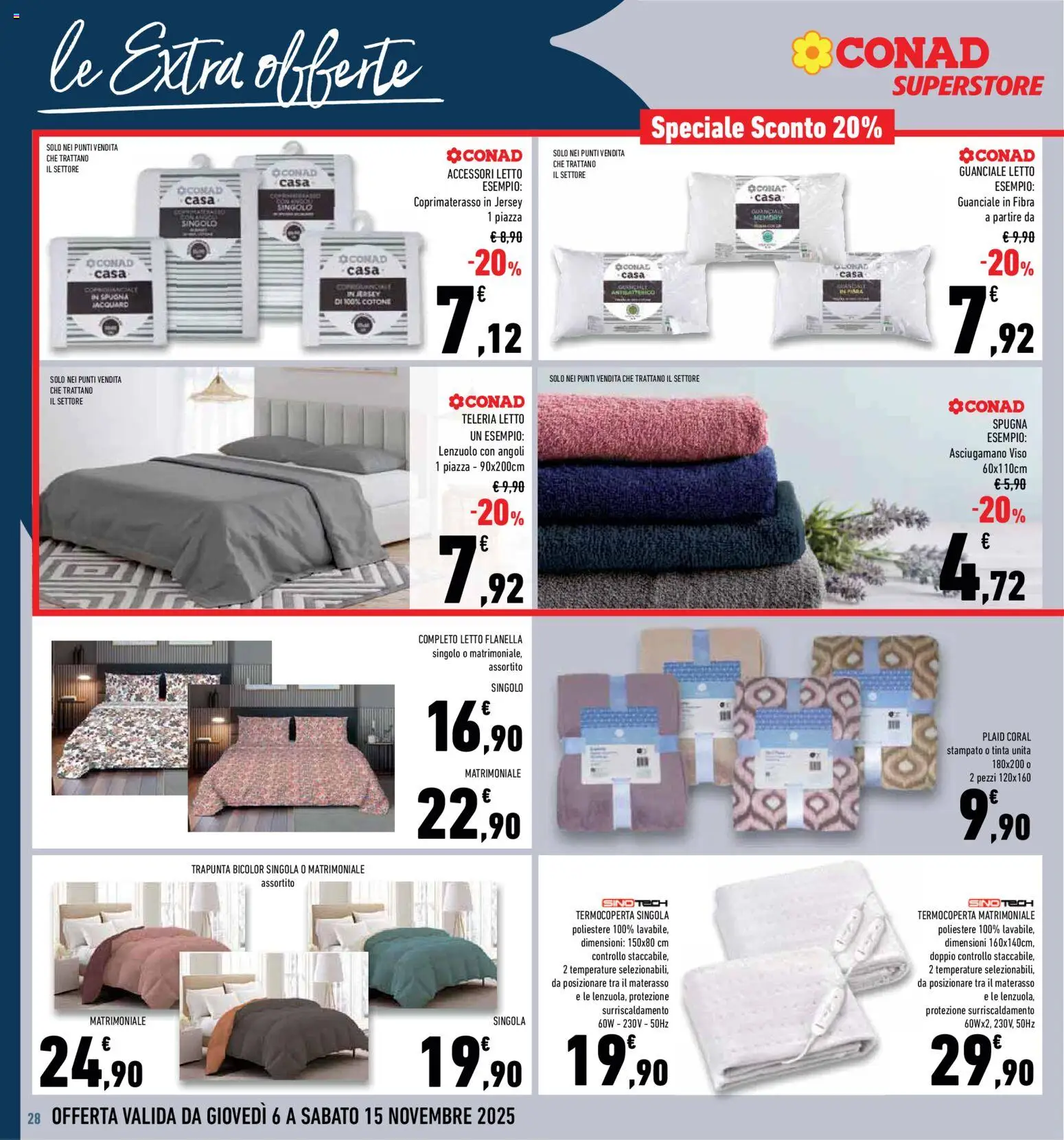 Volantino Conad del 06.11.2025 | Pagina: 28