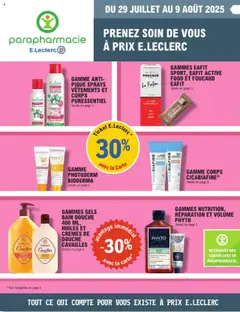 E.Leclerc - Prévisualisation de E.Leclerc catalogue Parapharmacie valide à partir de 29.07.2025