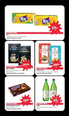 Kex Utvalda, Göteborgs, 100-150g, flera sorteljfr-pris 186,33-279,50/kg - Förhandsvisning av reklamblad från butik Hemköp aktuell från 27.10.2025 | Sida: 10