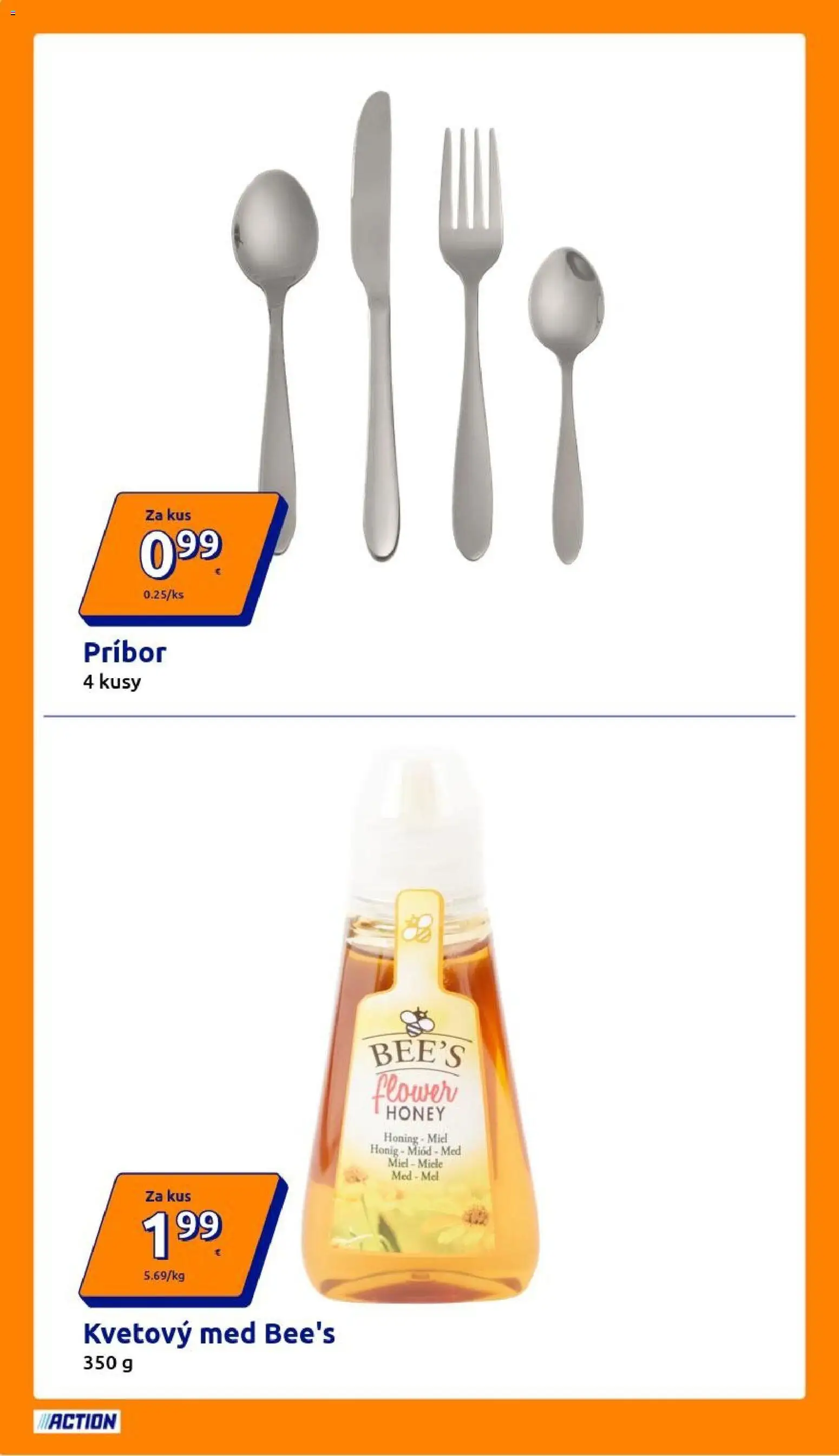 Nové Action akcie – leták je platný od 18.03.2026 | Strana: 2 | Produkty: Med
