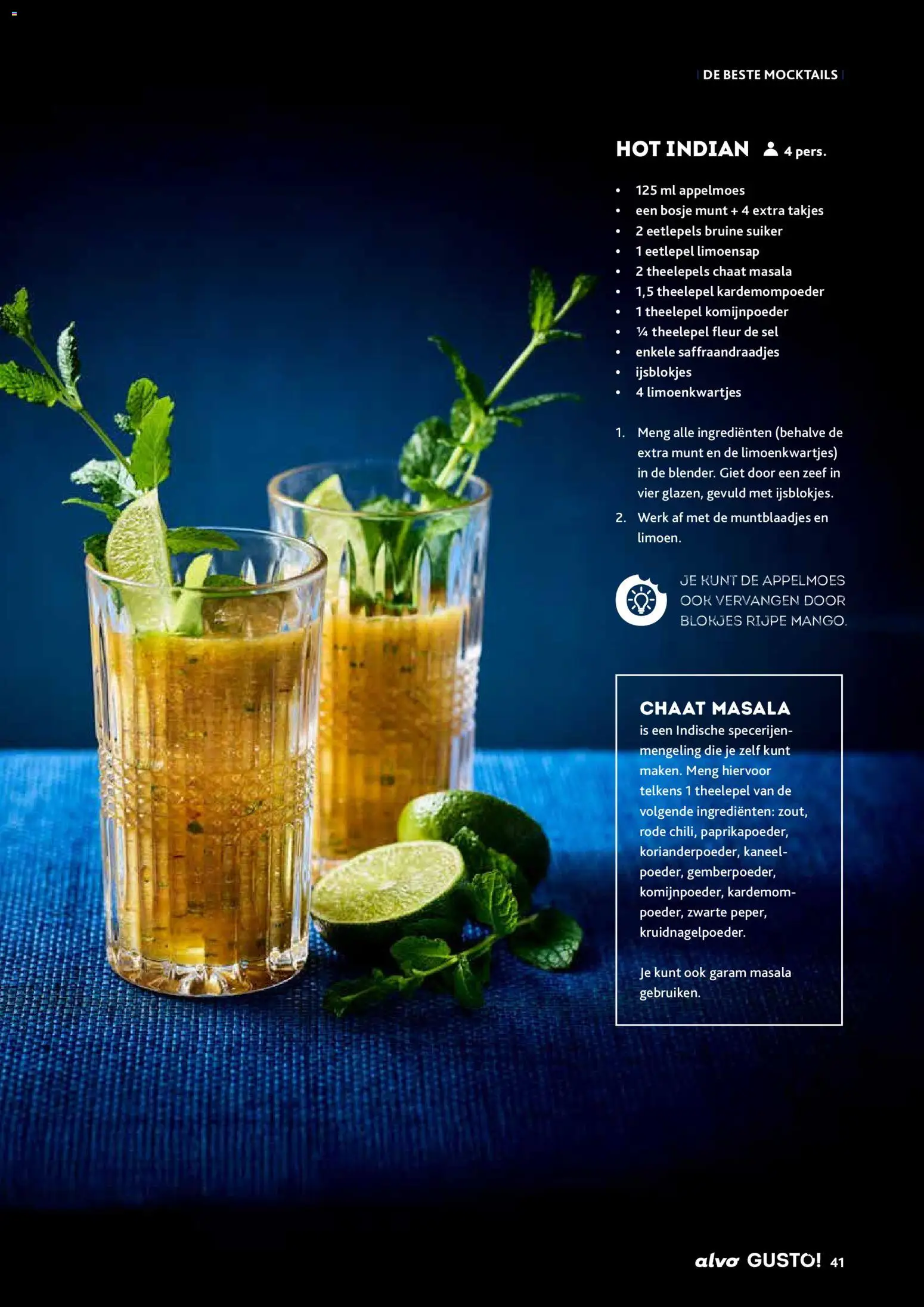 {H1} | Pagina: 41 | Producten: Kaneel, Kardemom, Mango, Munt