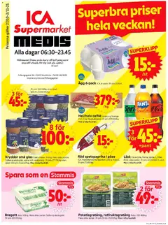 ICA Supermarket - Stockholm - Förhandsvisning av reklamblad från butik ICA Supermarket aktuell från 27.10.2025