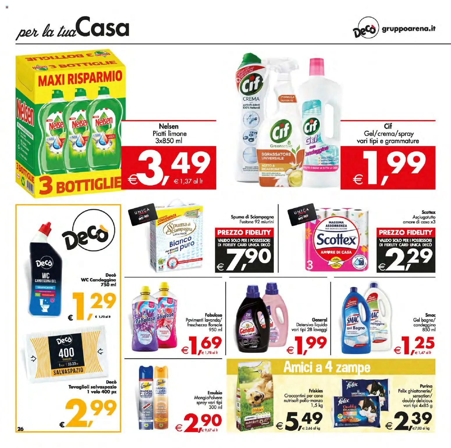 Volantino Decò del 05.01.2026 | Pagina: 28 | Prodotti: Crema, Limone, Asciugatutto, Bagno