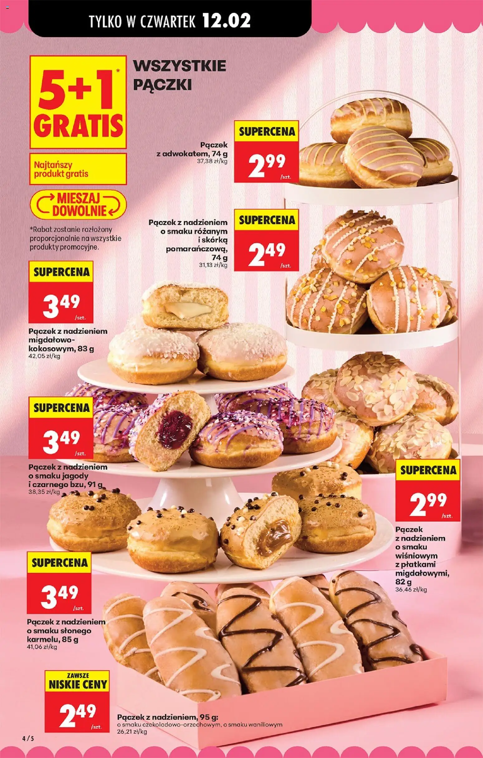 Biedronka gazetka - Oferta w tym tygodniu od 12.02.2026 | Strona: 8 | Produkty: Jagody, Pączki
