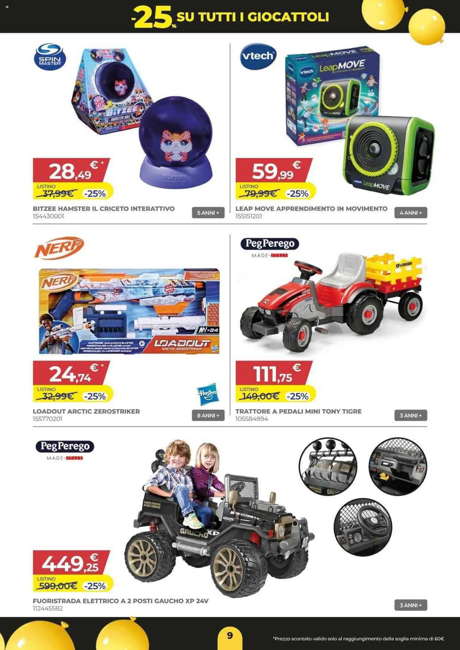 Volantino Toys Center del 24.11.2025 | Pagina: 9