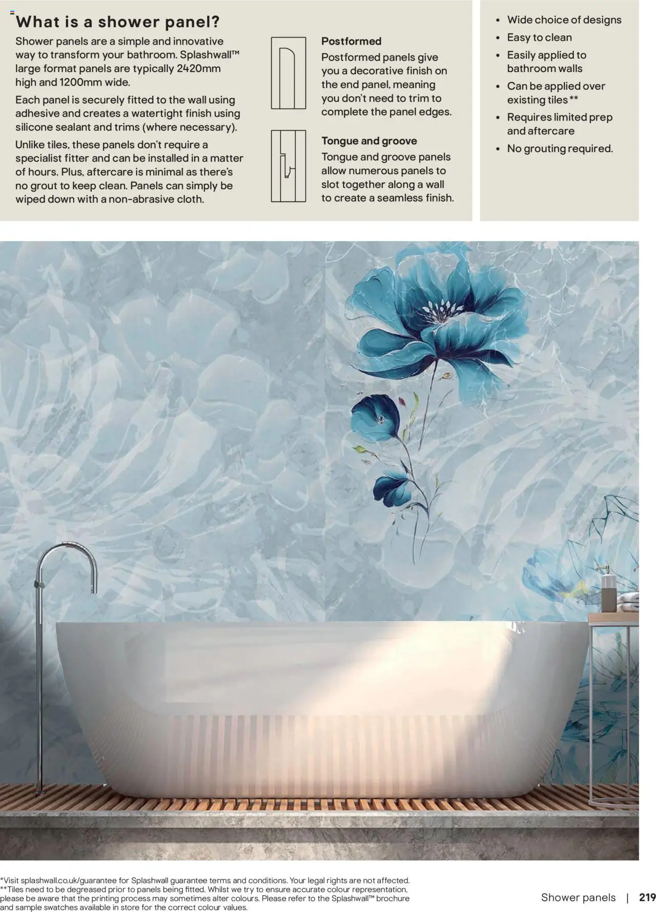  | Page: 219 | Products: Shower, Tiles