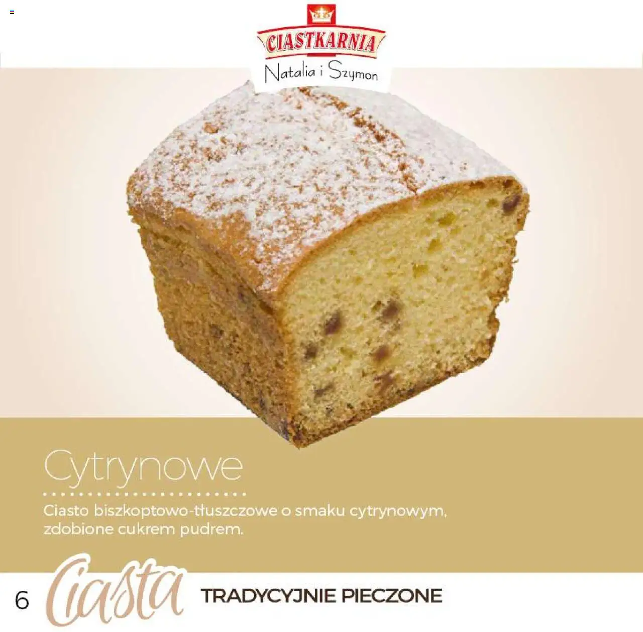 Topaz Gazetka - Ciast od 04.06.2025 | Strona: 6 | Produkty: Ciasto