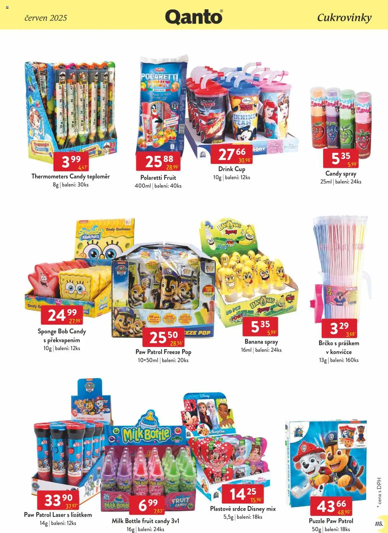 Astur & Qanto leták - Velkoobchod 06/2025 od 01.06.2025 | Strana: 115 | Produkty: Ananas, Puzzle, Teploměr, Brčko
