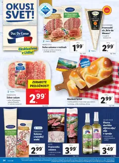 Lidl katalog │ velja od 17.07.2025 | Stran: 48 | Izdelki: Pršut, Sir, Olje, Salama