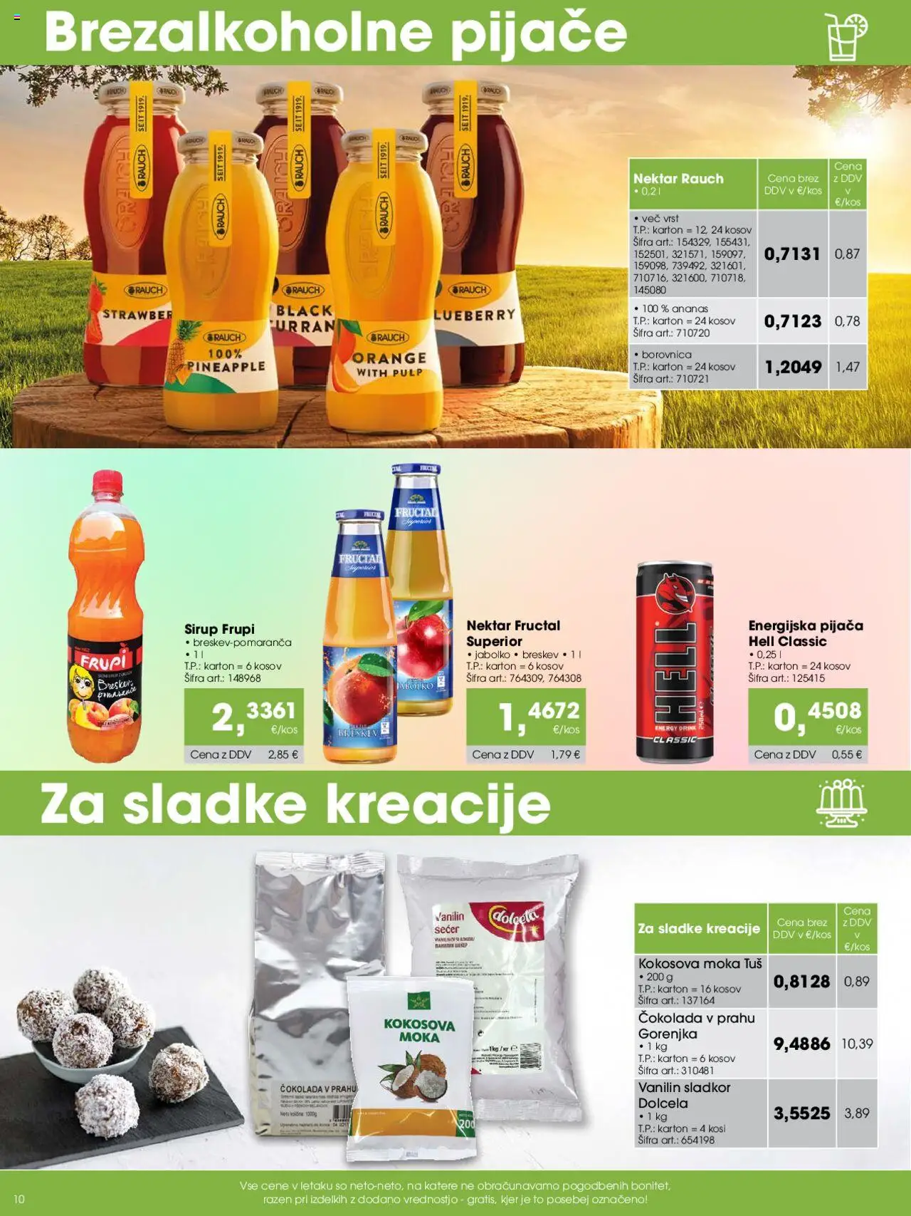 Novi Tuš katalog ponudbe – veljaven od 07.10.2025 | Stran: 10 | Izdelki: Cokolada, Ananas, Sladkor, Breskev