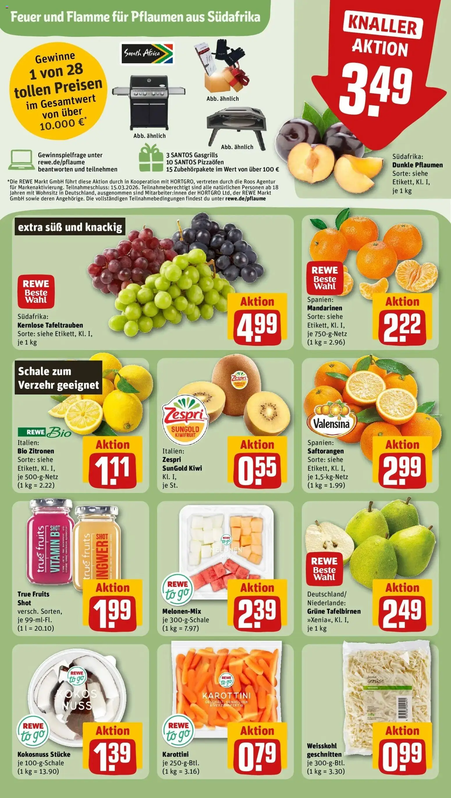 Rewe Prospekt Berlin / Prenzlauer Berg	 – gültig ab 02.03.2026 | Seite: 4 | Produkte: Pflaumen, Mandarinen, Valensina, Zitronen