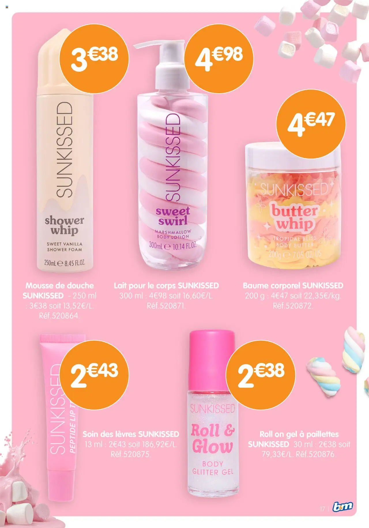  | Page: 17 | Produits: Body, Mousse, Douche, Lait