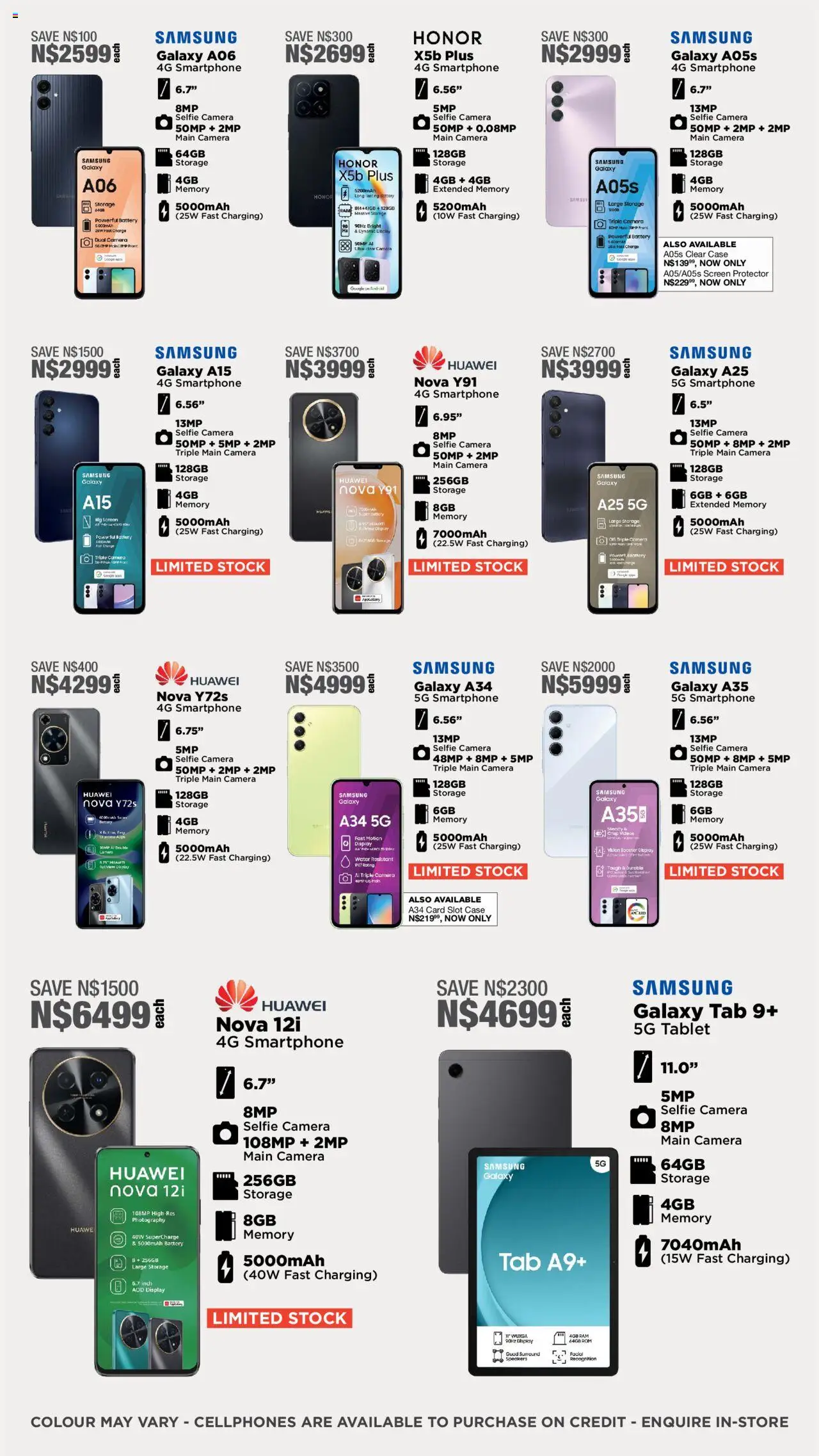 House and Home - Namibia Catalogue │ valid from 09.06.2025 | Page: 25 | Products: Tablet, Camera, Case, Water