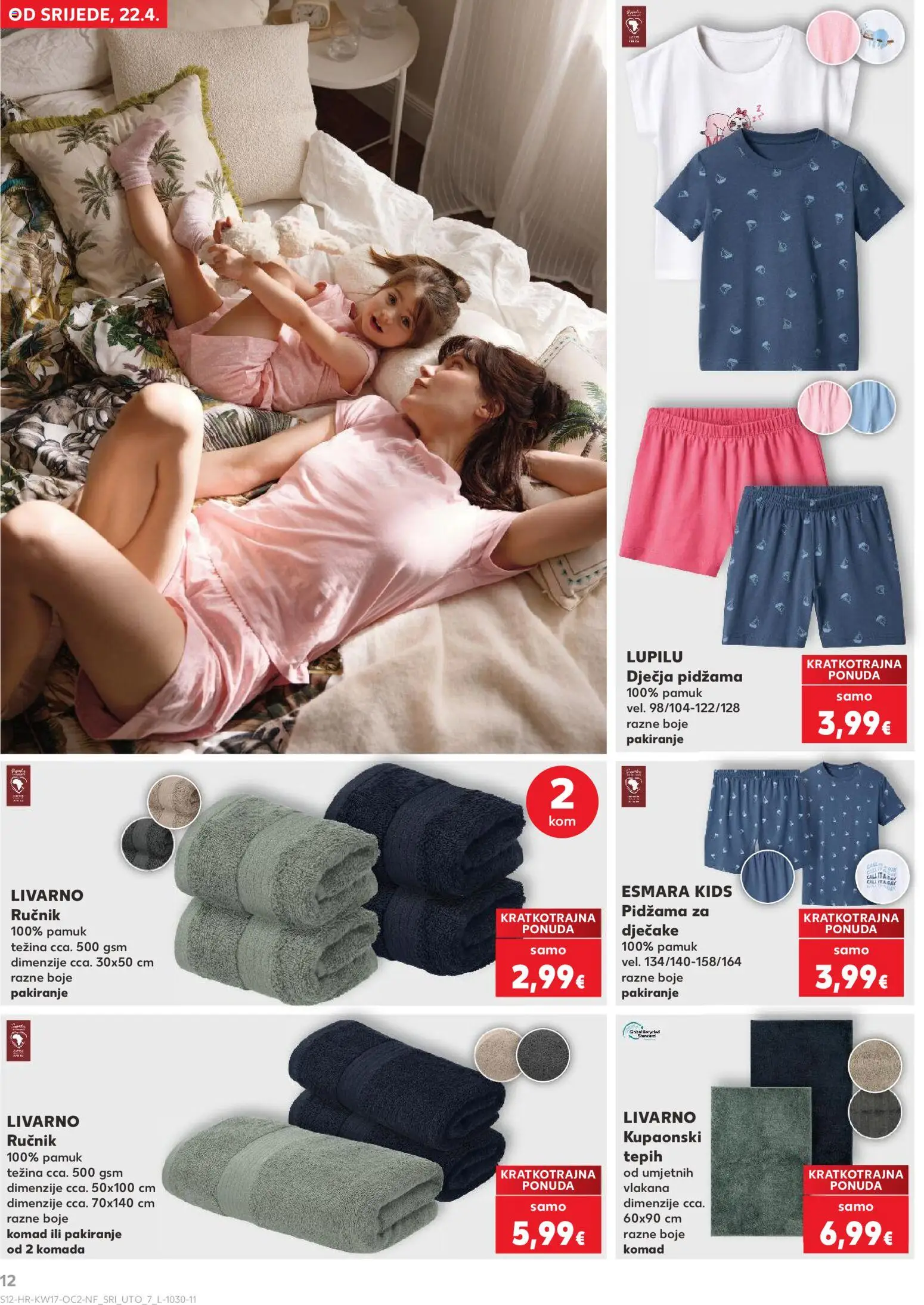 Kaufland HR akciós ujság - amely érvényes a következő dátumtól: 22.04.2026 | Oldal: 12