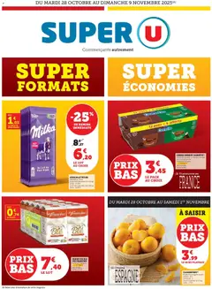 Super U - Prévisualisation de Super U - Super formats Super économies valide à partir de 28.10.2025