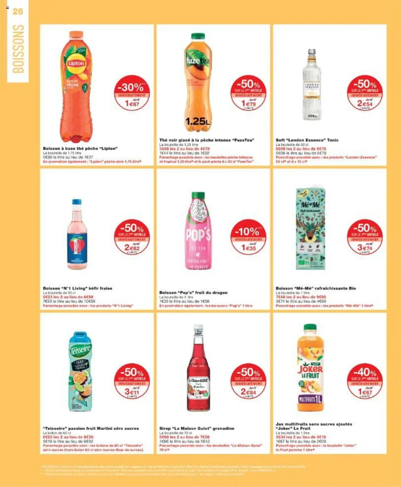  | Page: 26 | Produits: Fraise, Pomme, Base, Martini