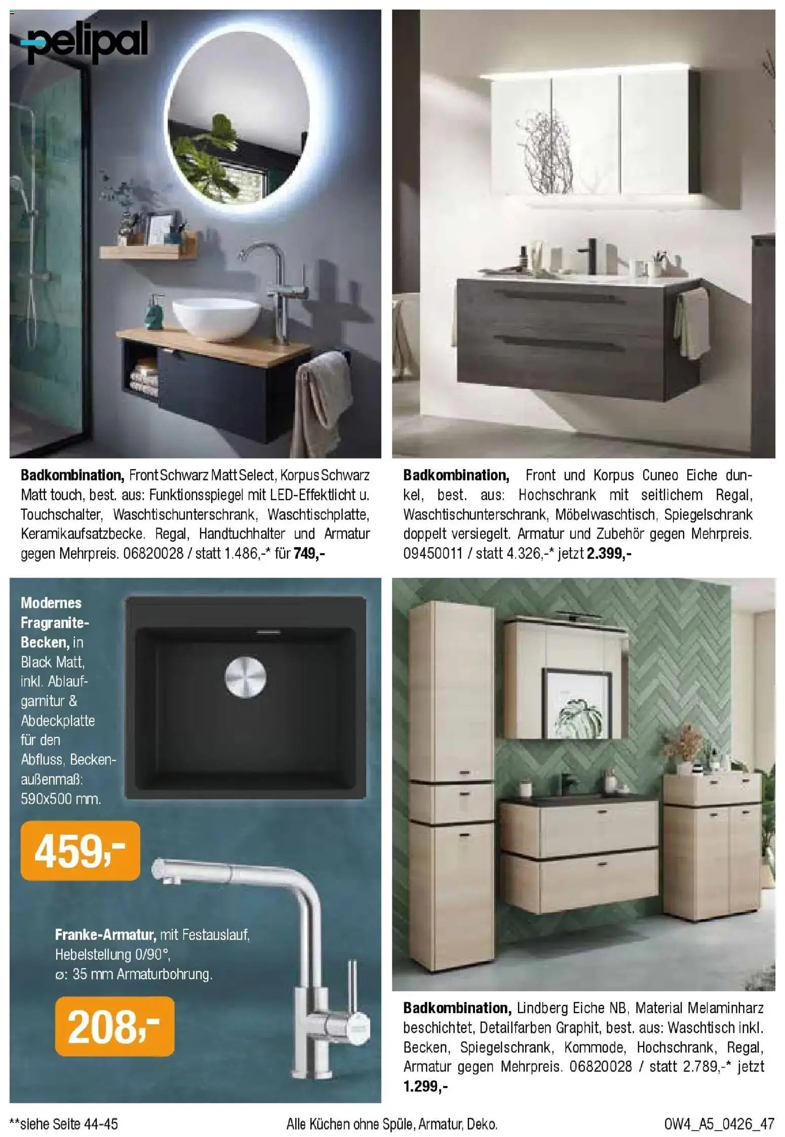 Angebote - Für Zuhause-Liebhaber – gültig ab 01.04.2026 | Seite: 47 | Produkte: Handtuchhalter, Armatur, Hochschrank, Kuchen