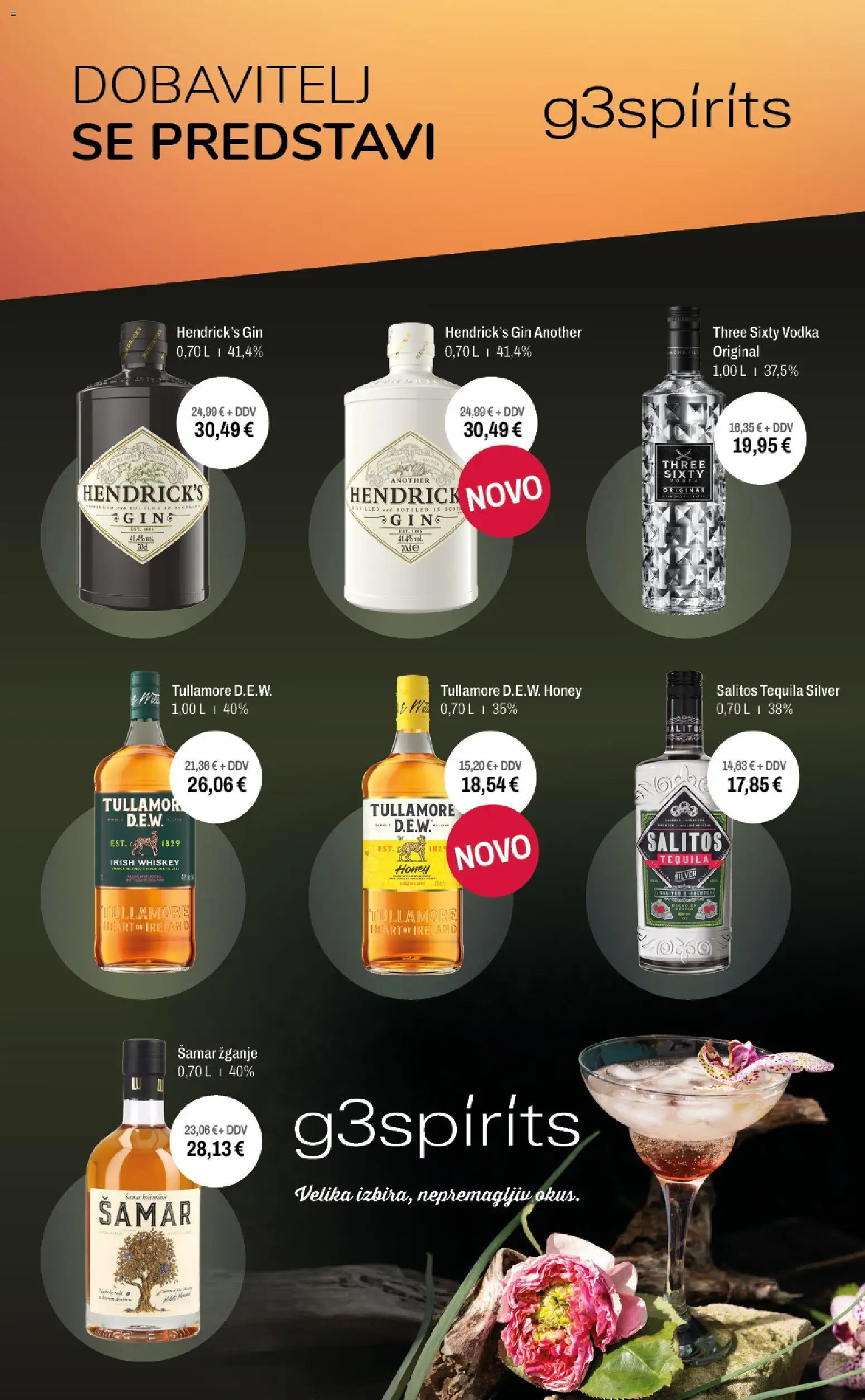 Novi Ahac katalog ponudbe – veljaven od 01.04.2026 | Stran: 8 | Izdelki: Gin, Vodka