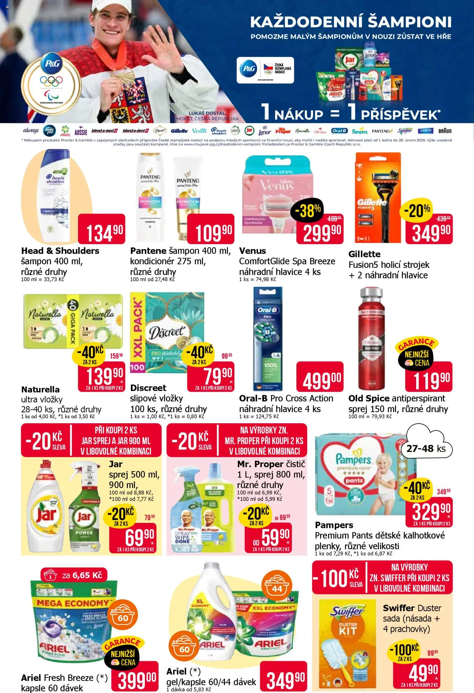 TETA Drogerie leták od 29.01.2026 | Strana: 9 | Produkty: Vložky, Old Spice, Jar 900 ml, Jar