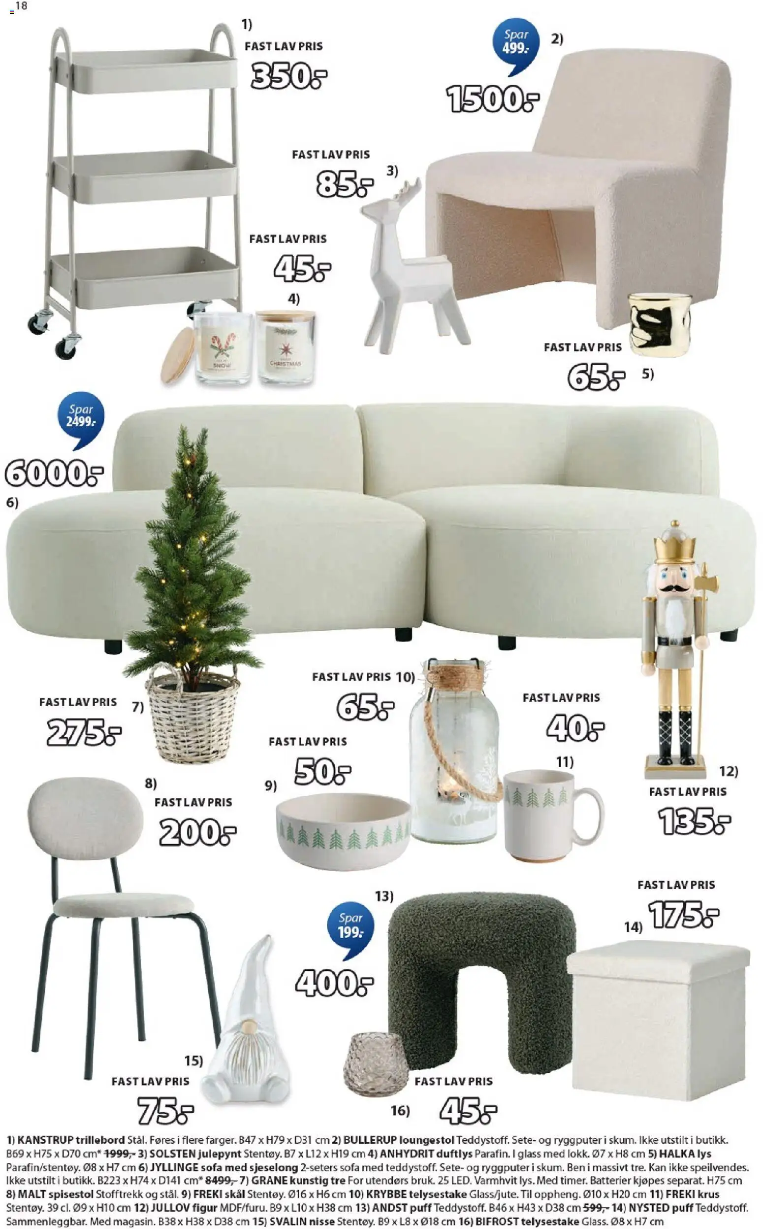 {H1} | Side: 18 | Produkter: Сантехнічне кріплення, Puff, Trillebord, Lys