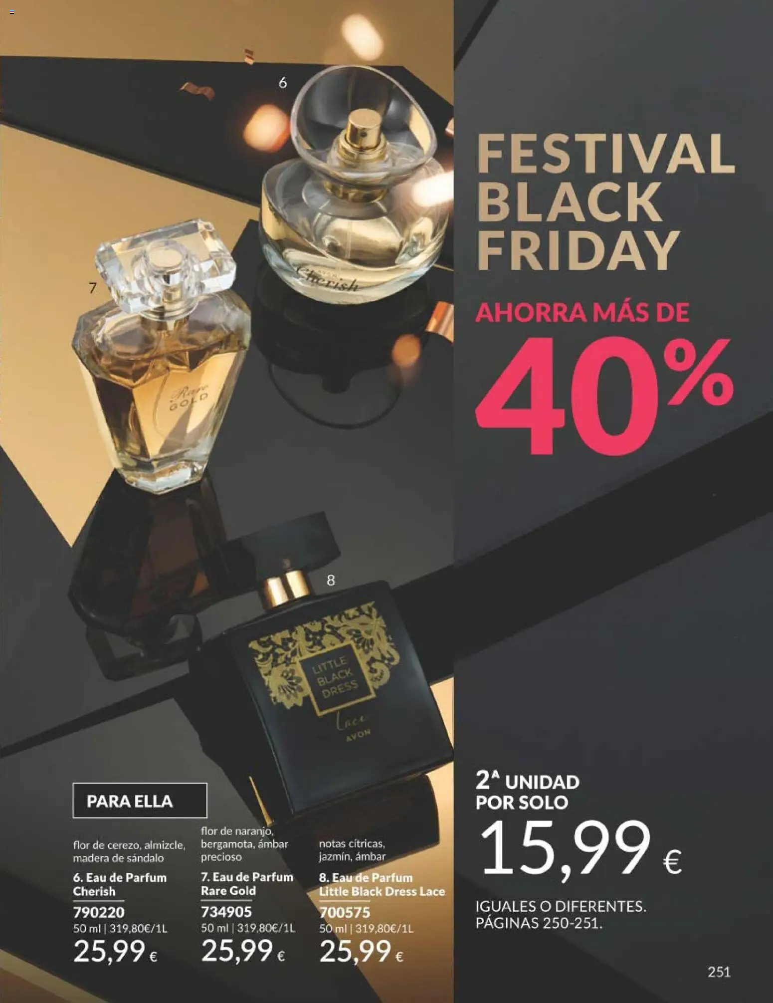 Catálogo AVON campaña 11 Black Friday │ válido desde el 01.11.2025 | Página: 251 | Productos: Perfume, Eau de parfum