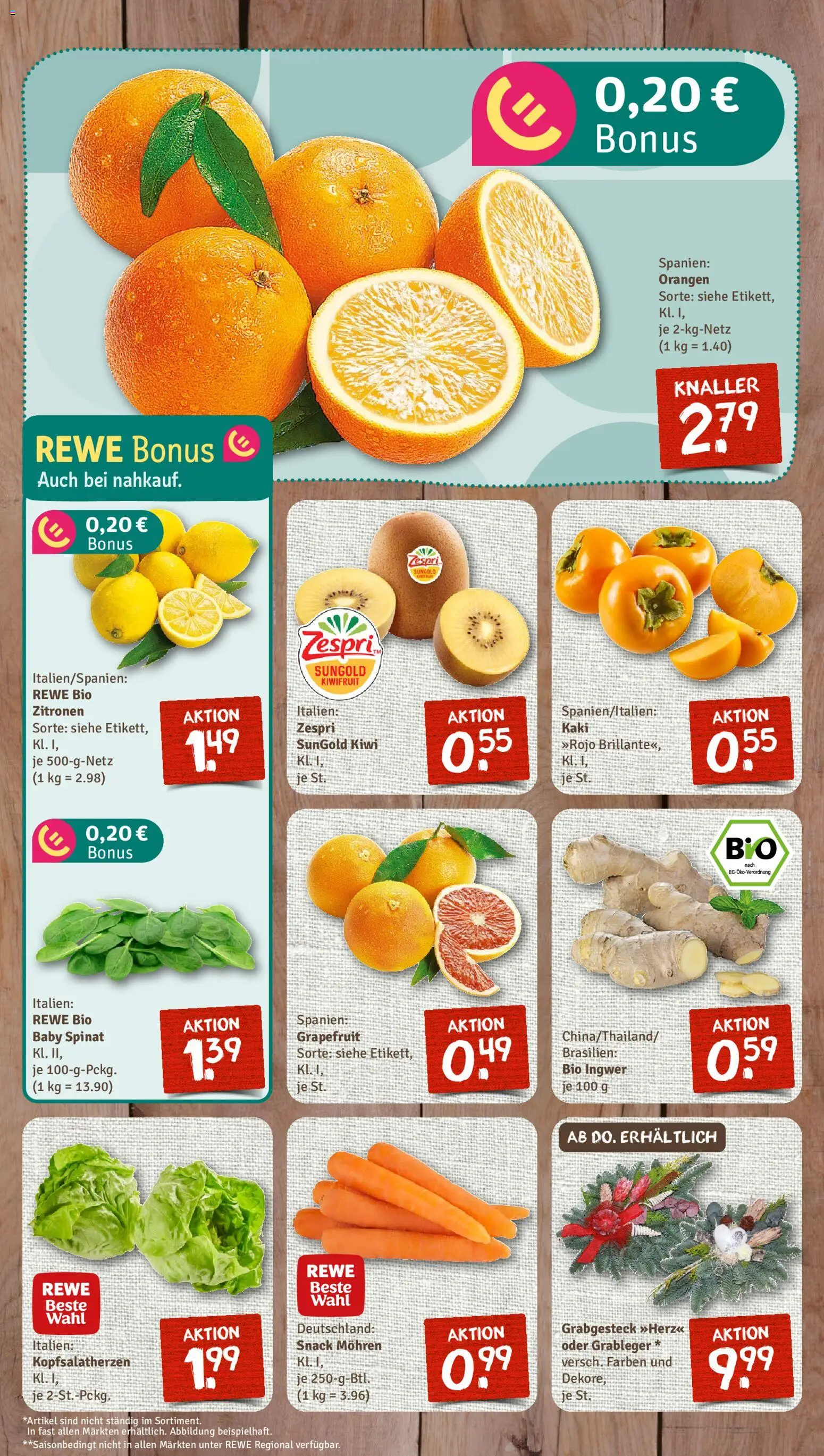 Nahkauf Prospekt – gültig ab 10.11.2025 | Seite: 3 | Produkte: Mohren, Grapefruit, Kaki, Kiwi