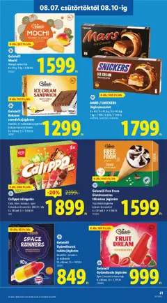 Lidl akciós ujság - amely érvényes a következő dátumtól: 07.08.2025 | Oldal: 21