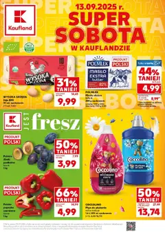 Pogląd oferty "Kaufland gazetka - Super Sobota" - ważna od 13.09.2025