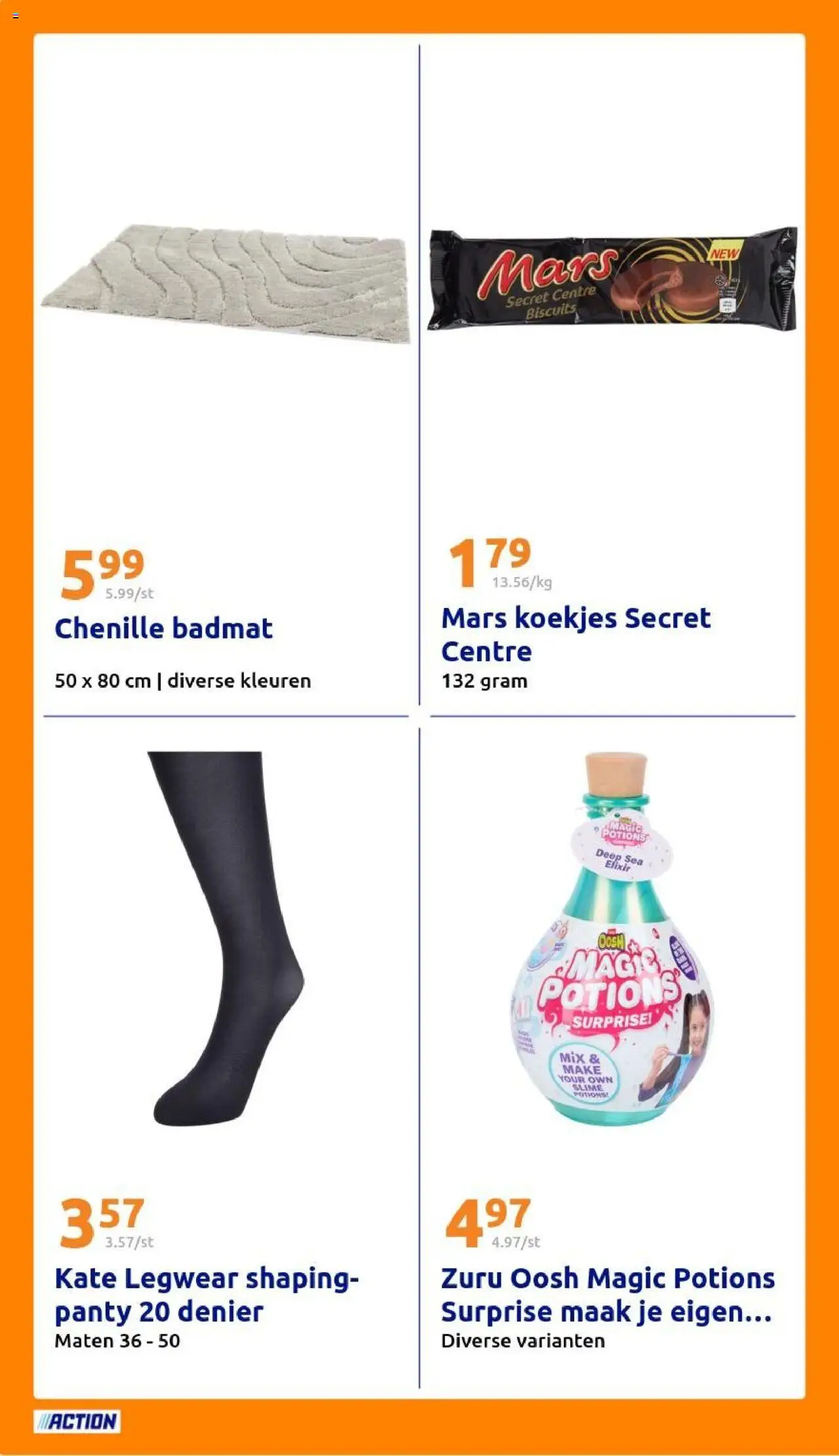 {H1} | Pagina: 32 | Producten: Badmat, Koekjes, Mars, Panty