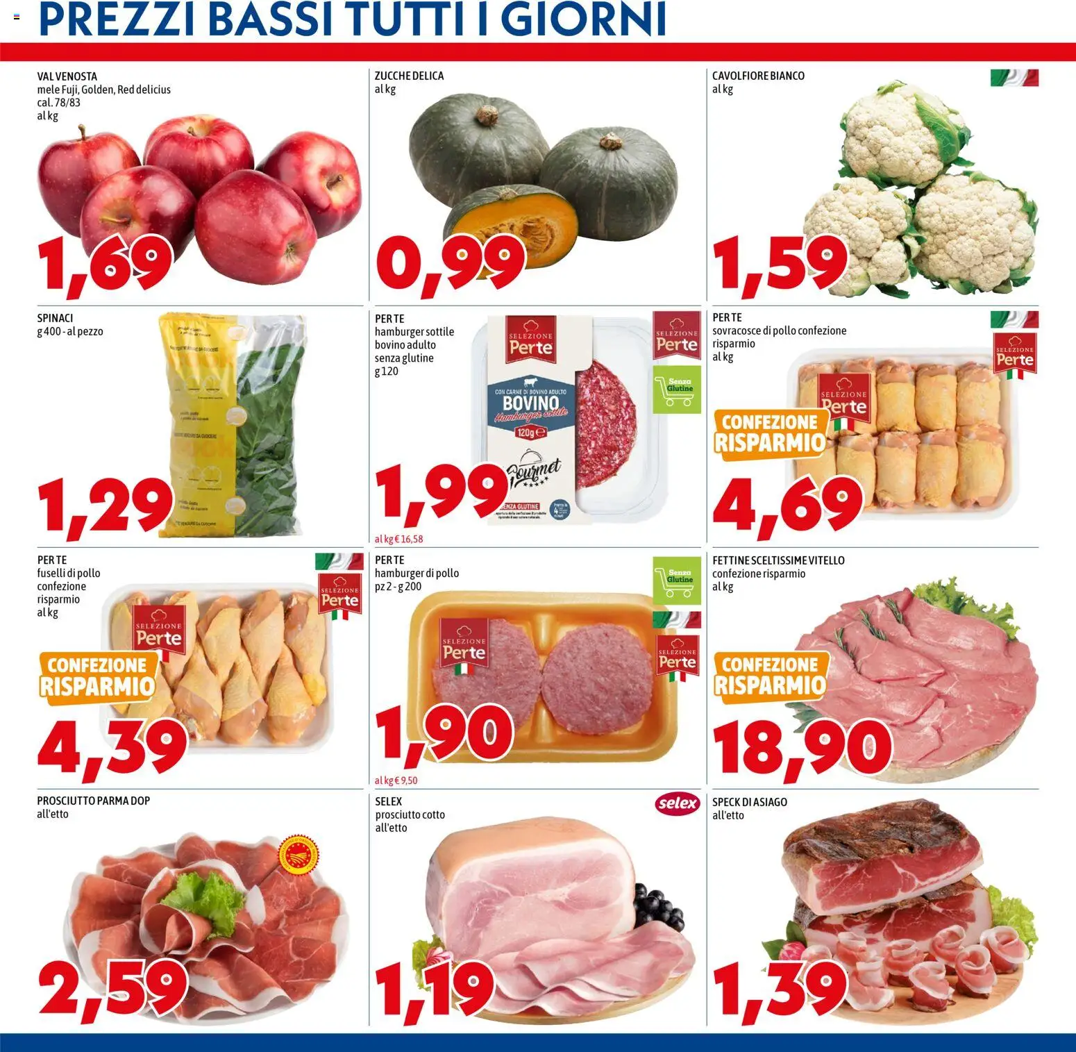 Volantino Mega del 13.11.2025 | Pagina: 3 | Prodotti: Speck, Bovino, Prosciutto Cotto, Mele