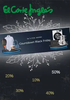 Pré-visualização El Corte Ingles Black Friday válido de 07.11.2025