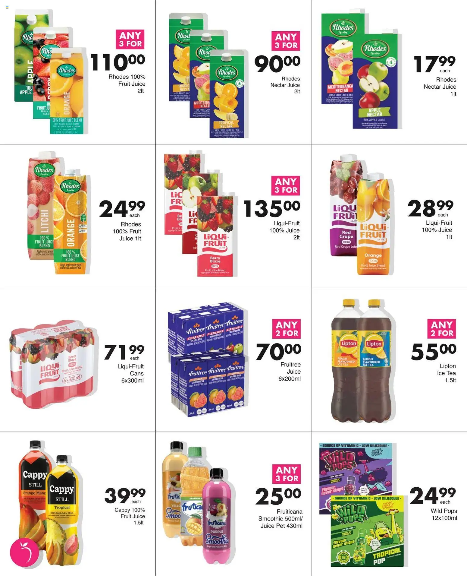 New Save catalogue – valid from 12.02.2026 | Page: 32 | Products: Juice, Tea, Mango, Peach