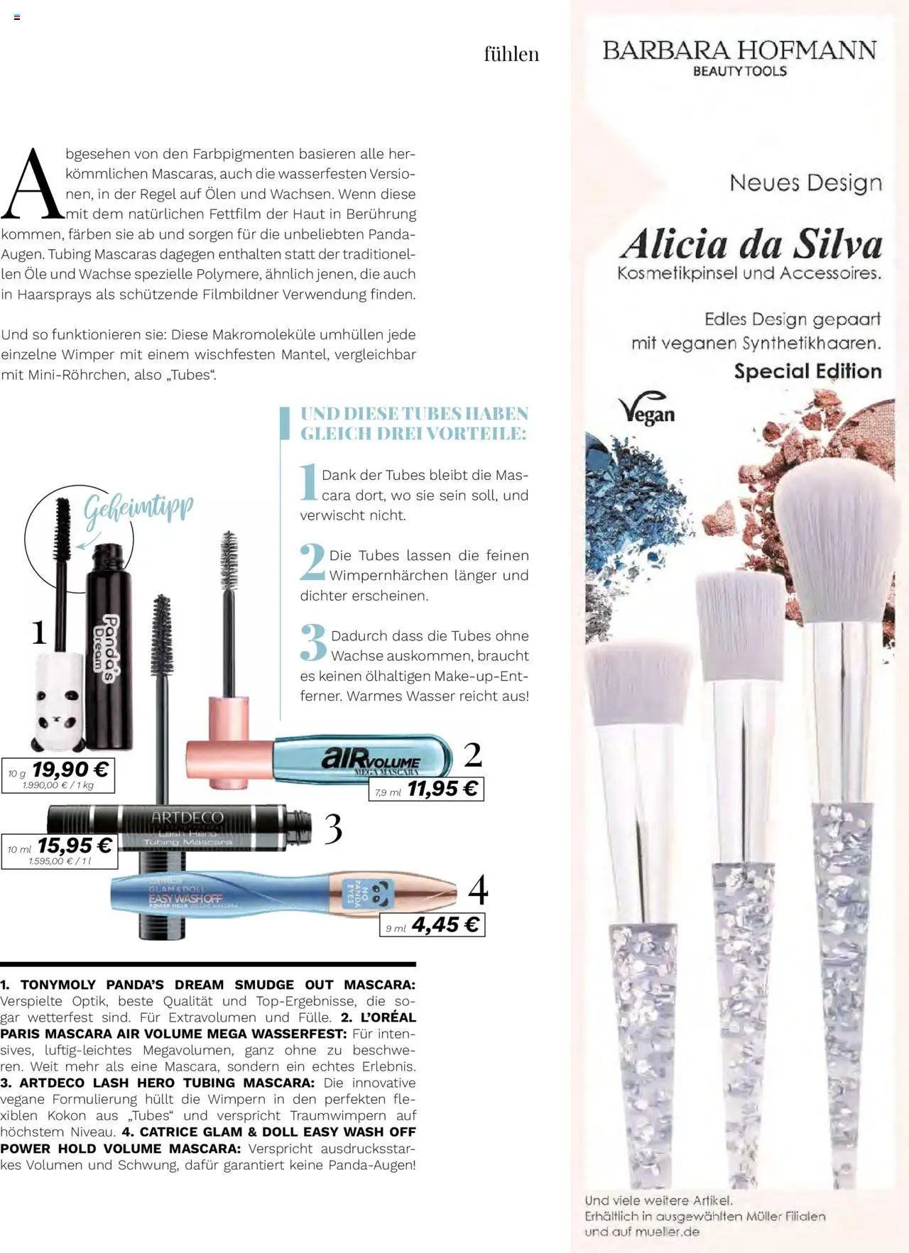 Müller  Lifestyle - gültig ab dem 11.07.2025 | Seite: 41 | Produkte: Wasser, Mascara