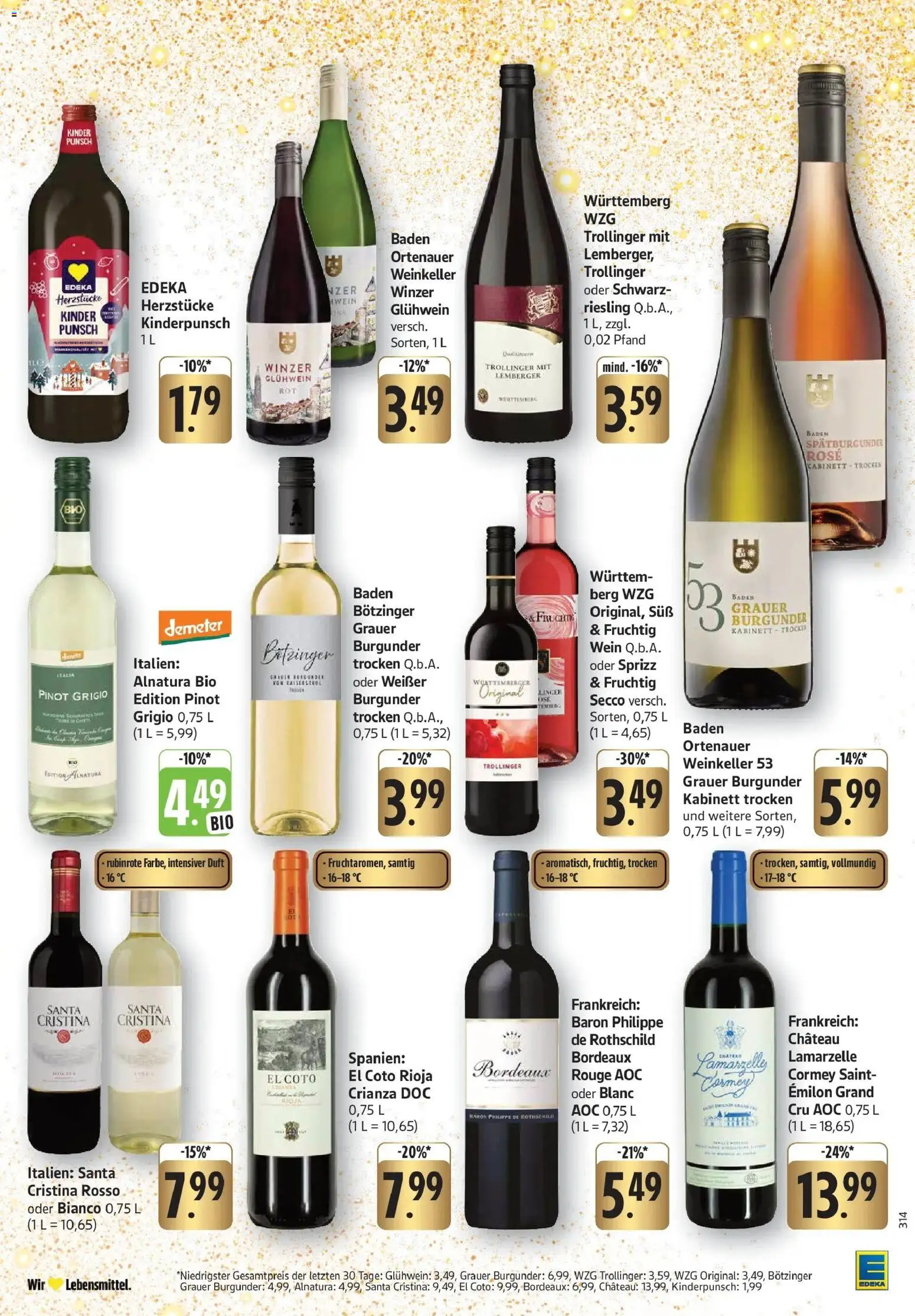Edeka prospekt Pfalzgrafenweiler	 – gültig ab 14.12.2025 | Seite: 29 | Produkte: Duft, Rouge, Wein