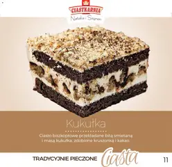 Pogląd oferty "Topaz Gazetka - Ciasta " - ważna od 01.12.2025 | Strona: 11 | Produkty: Ciasto karmelowe, Ciasto, Krowka