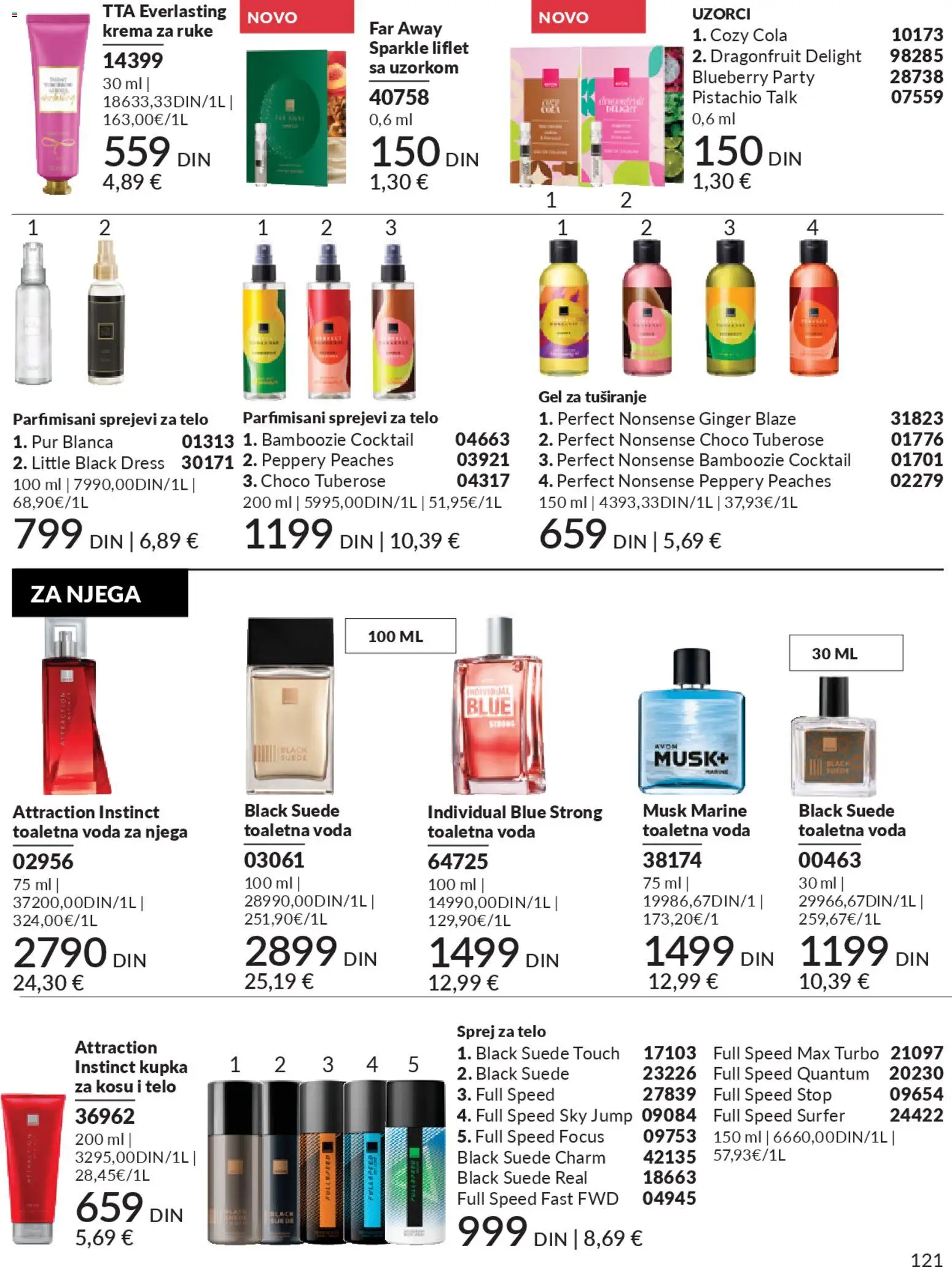 AVON katalog - važi od 01.11.2025 | Strana: 121