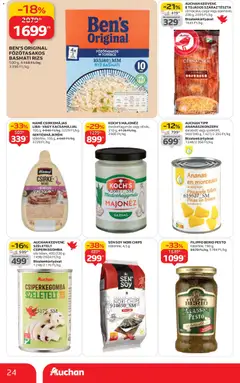 Auchan Akciós újság - amely érvényes a következő dátumtól: 30.10.2025 | Oldal: 24