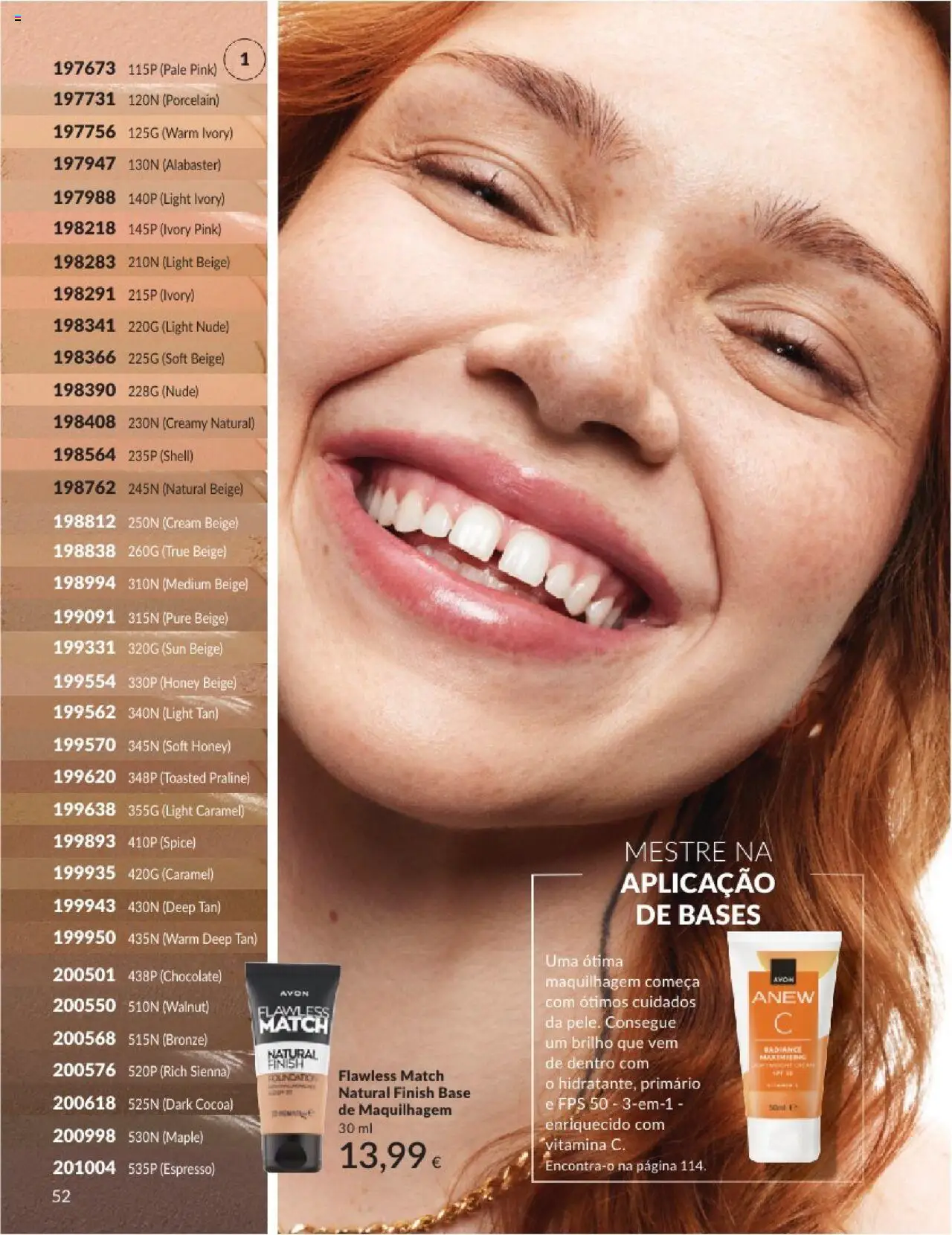 Catálogo Avon Campanha 8 │ válido de 01.08.2025 | Página: 52 | Produtos: Maquilhagem, Base, Chocolate