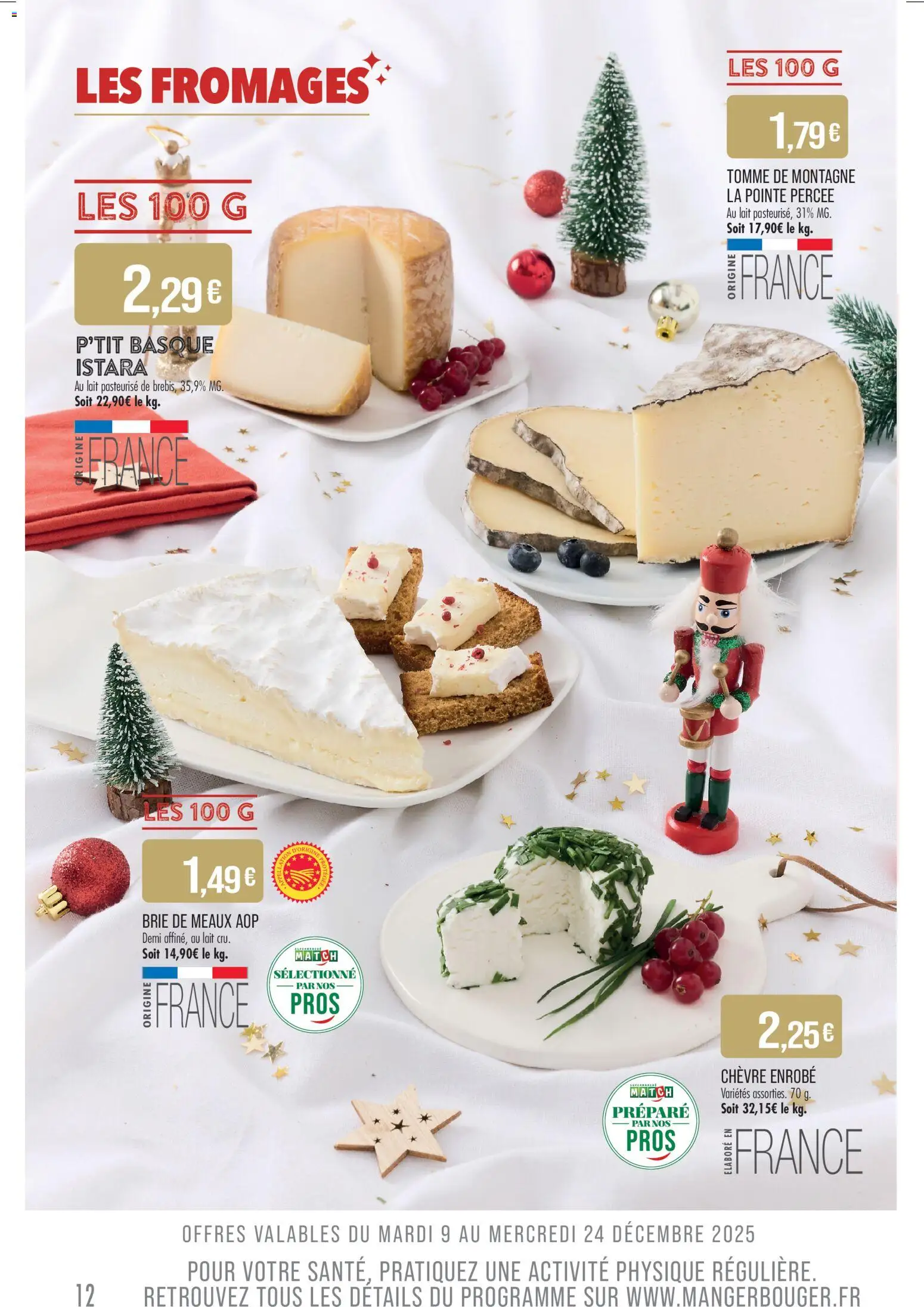 {H1} | Page: 12 | Produits: Brie de meaux aop, Lait, Brie