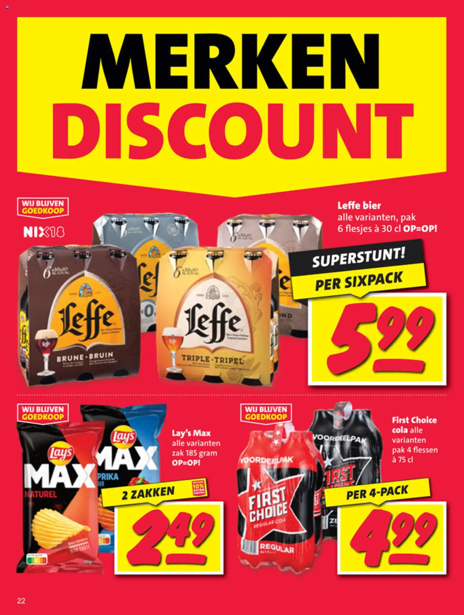 {H1} | Pagina: 22 | Producten: Bier, Zak