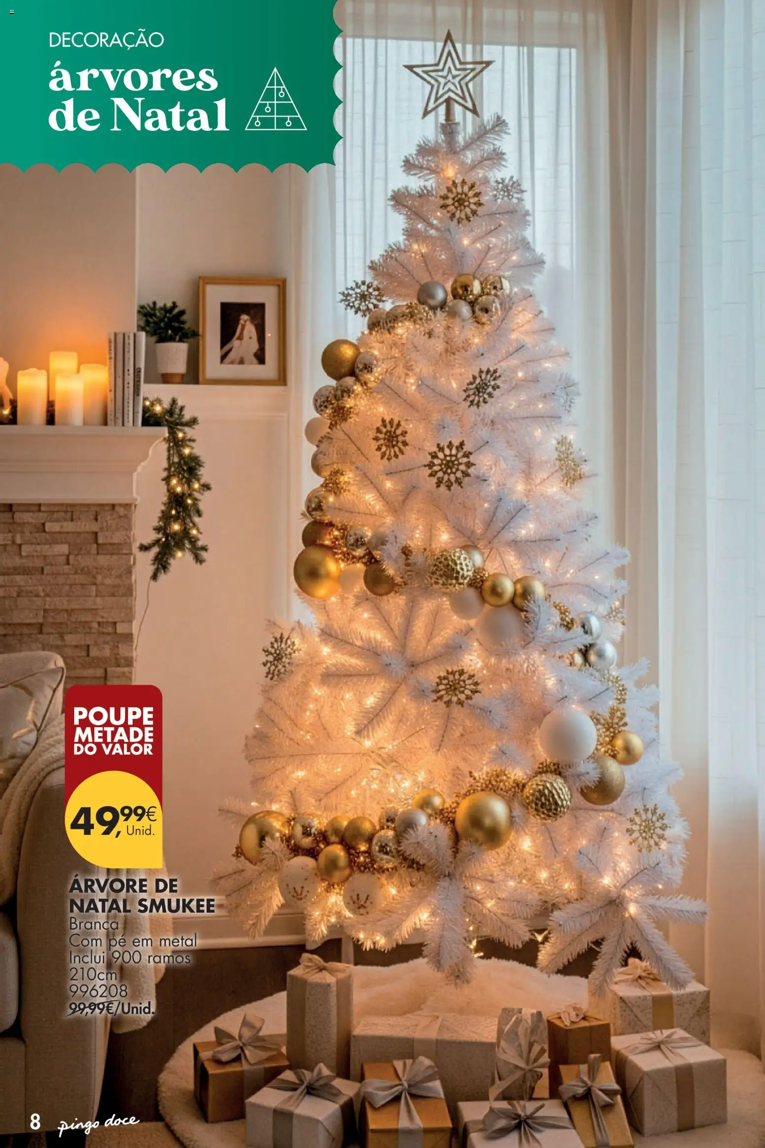 Pingo Doce - Natal │ válido de 11.11.2025 | Página: 8 | Produtos: Árvore de natal