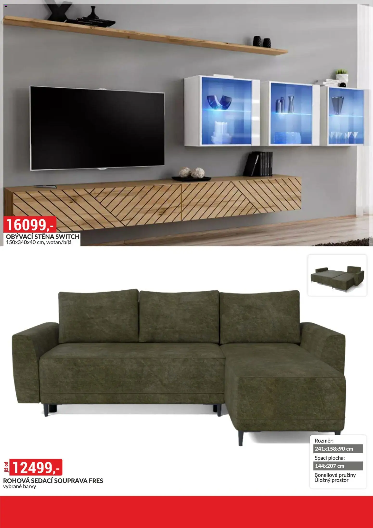 BAUMAX leták - Objevte svět nábytku od 01.04.2026 | Strana: 5 | Produkty: Sedací souprava, Obývací stěna, Barvy