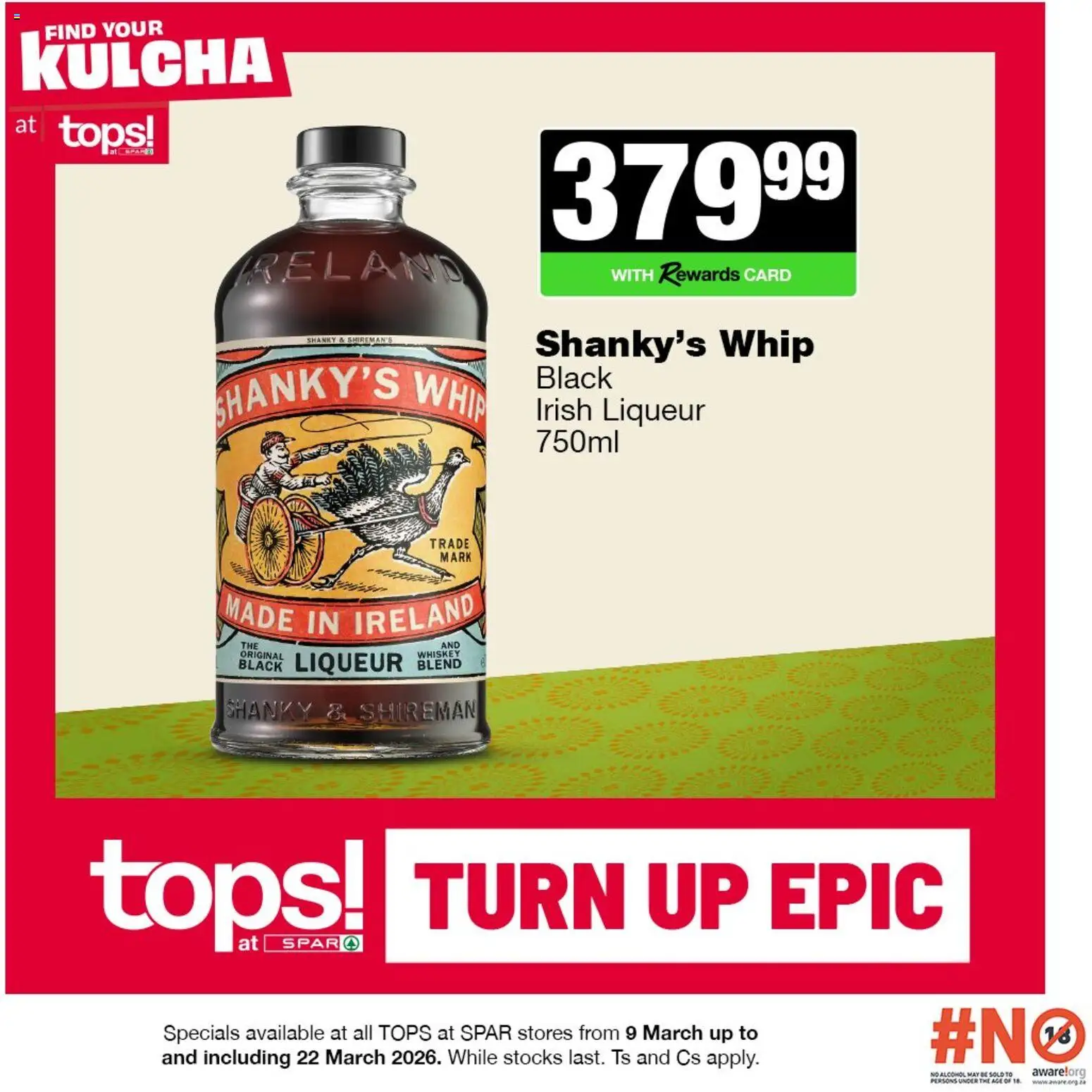 New Tops at Spar catalogue – valid from 09.03.2026 | Page: 14 | Products: Whiskey