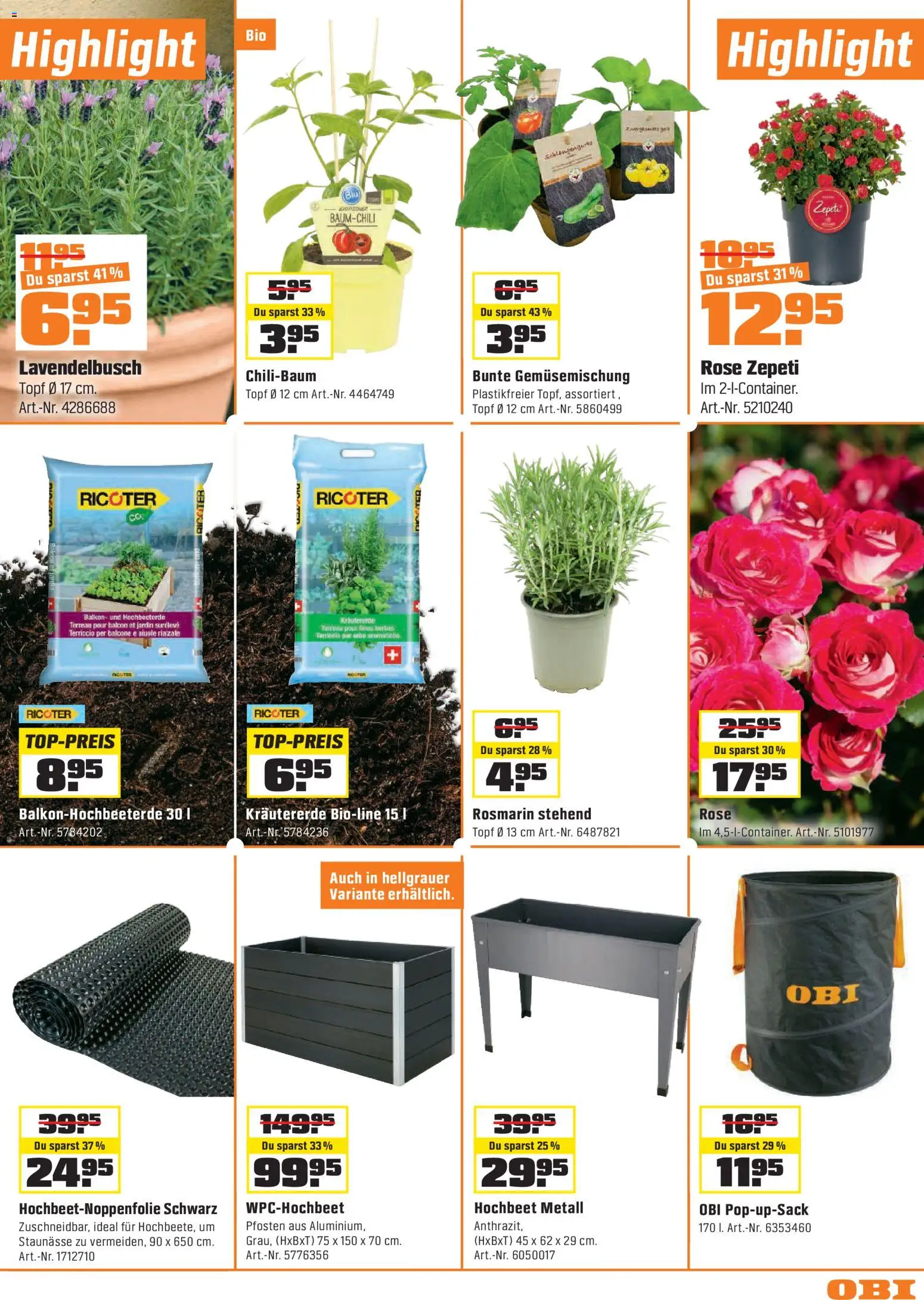 OBI - ALLES MACHBAR. BIBERSTARKE ANGEBOTE. – gültig ab 28.04.2026 | Seite: 5 | Produkte: Demlik