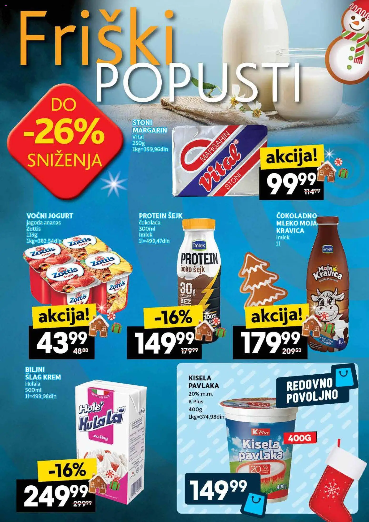 Roda katalog - važi od 04.12.2025 | Strana: 10 | Proizvode: Šlag, Jagoda, Margarin, Čokolada