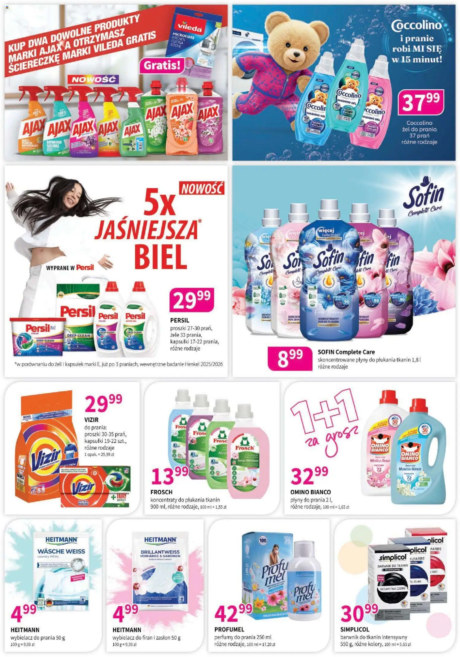 Drogerie Polskie gazetka od 09.03.2026 | Strona: 8 | Produkty: Persil, Perfumy, Fairy, Vileda
