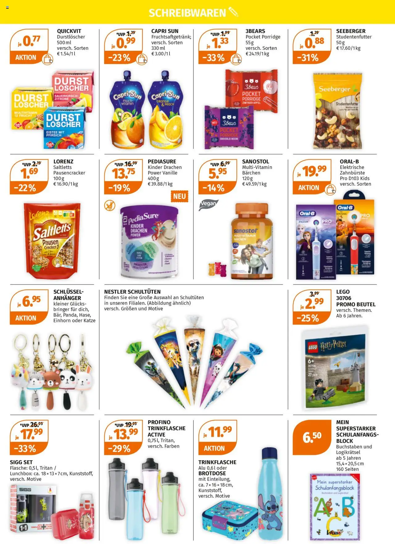 Müller Schulanfang Berlin, Brandenburg – gültig ab 01.09.2025 | Seite: 17 | Produkte: Elektrische zahnbürste, Capri sun, Zahnbürste, Zitrone