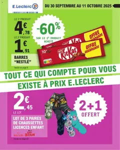 E.Leclerc - Prévisualisation de E.Leclerc catalogue semaine 40 valide à partir de 30.09.2025
